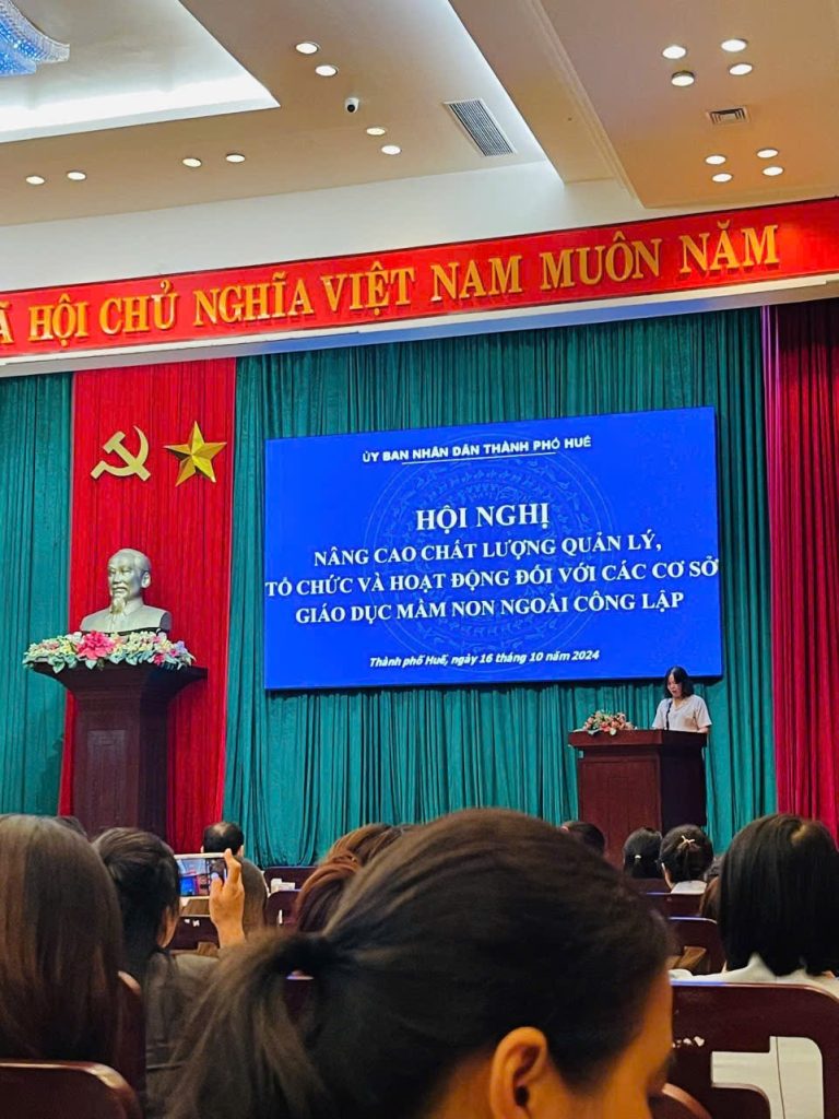 Nâng Tầm Chất Lượng Giáo Dục Mầm Non Ngoài Công Lập: Hướng Đi Mới Cho Tương Lai Trẻ Em Thành Phố Huế