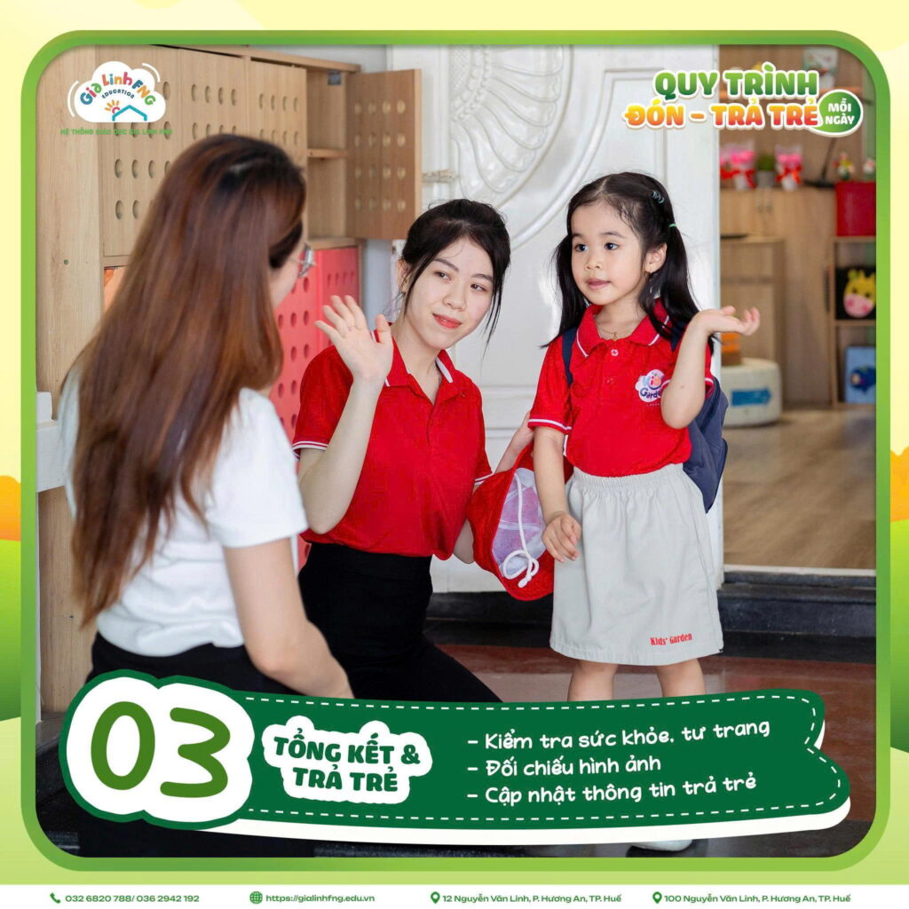 Quy Trình Đón - Trả Trẻ Tại Gia Linh FNG: Minh Bạch, An Toàn Và Tận Tâm